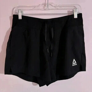 Reebok Running Shorts with Pockets Black Size Medium